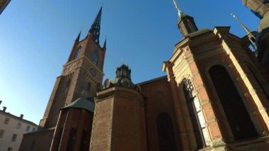 Stockholm 'deki Riddarholmen Kilisesi. İsveç.