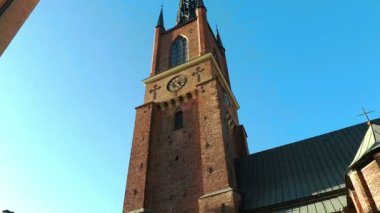 Stockholm 'deki Riddarholmen Kilisesi. İsveç.