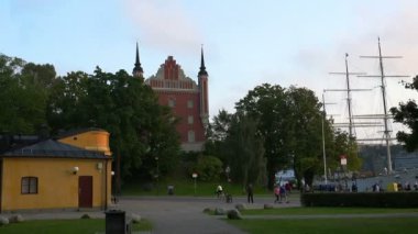 Stockholm Admiralty evde. İsveç.