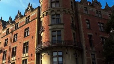 Stockholm. Eski kasaba. Mimarlık, eski evler, sokaklar ve mahalleler.