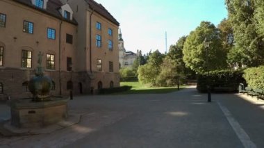 Stockholm. Eski kasaba. Mimarlık, eski evler, sokaklar ve mahalleler.