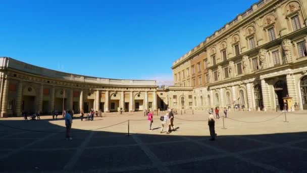 Palais royal de Stockholm. Suède. — Video