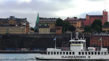 Stockholm. Eski kasaba. Mimarlık, eski evler, sokaklar ve mahalleler.