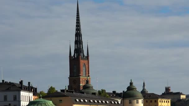 스톡홀름의 브란 겔 궁전입니다. 스웨덴. — 비디오