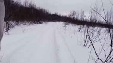 Karmobil kış sahaya sürmek.