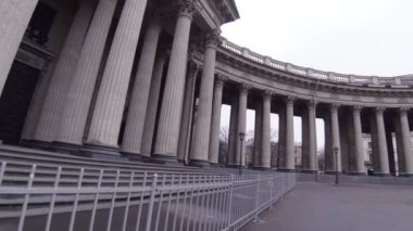 Kazan Katedrali, St. Petersburg sütunlarının.
