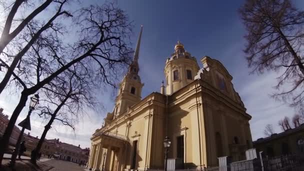 Catedral de San Pedro y San Pablo — Vídeo de stock