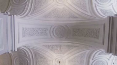 Muhteşem tavanlar ve St Petersburg Catherine sarayın iç.