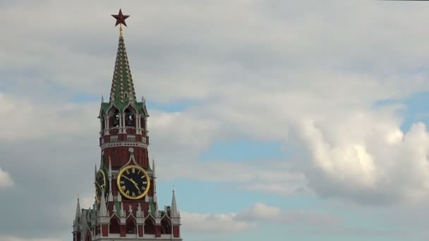 Praça Vermelha em Moscovo. A principal atração da Rússia . — Vídeo de Stock