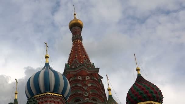 Denkmal für Minin und Poscharski. Rotes Quadrat, Moskau. — Stockvideo