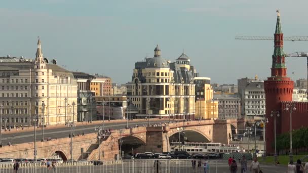 Stora Moskvoretsky bron. Moskva. — Stockvideo