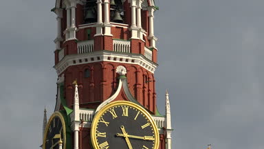 Kremlin chimes. İşçinin kulesi. Moskova.