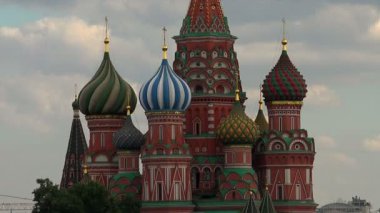 St Basils Katedrali kırmızı kare üzerinde. Moskova.