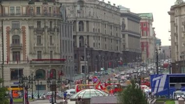 Moskova 'da Tverskaya Caddesi.