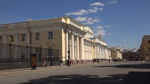 Het Etnografisch Museum in Sint-Petersburg. 4k. — Stockvideo