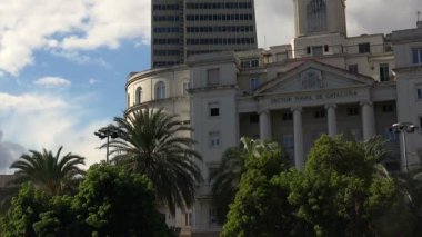 Barcelona'da eski, güzel ev. İspanya.