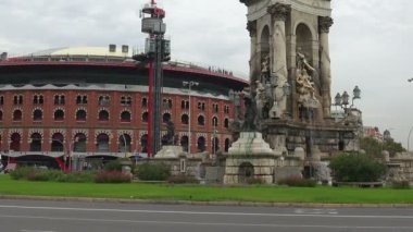 Barcelona eski çeşme. İspanya.