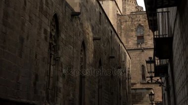 Barselona Gothic Quarter. İspanya.