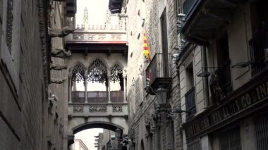 Barselona Gothic Quarter. İspanya.