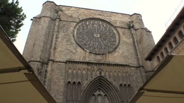 Barselona Gothic Quarter. İspanya.
