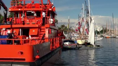 Liman, Barcelona limanda. İspanya.