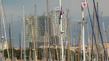 Liman, Barcelona limanda. İspanya.