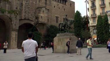 Barselona Gothic Quarter. İspanya.