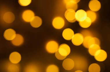 Soyut altın dairesel bokeh arka plan