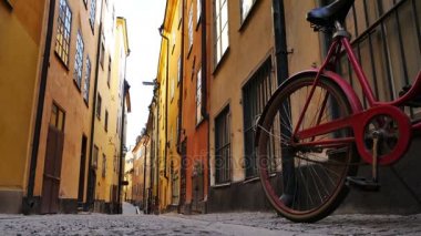 Eski şehir Stockholm İsveç 