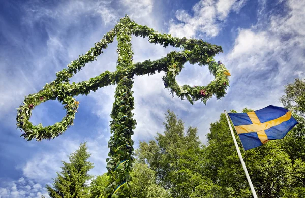 Celebrações do verão sueco — Fotografia de Stock