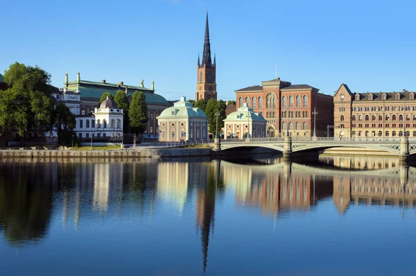 Early morning in Stockholm city — Stock Photo, Image