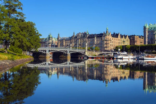 Stockholm, Zweden vroege ochtend — Stockfoto