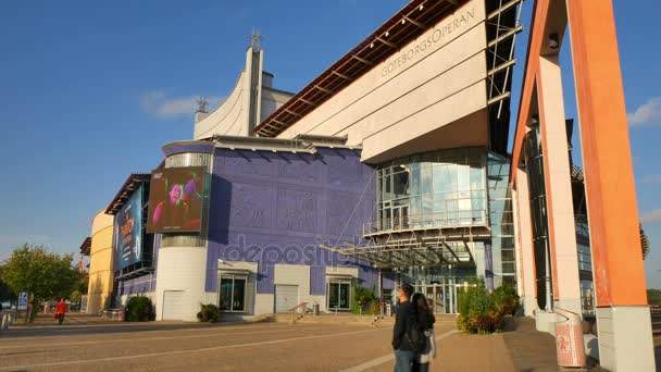 Göteborger Opernhaus — Stockvideo