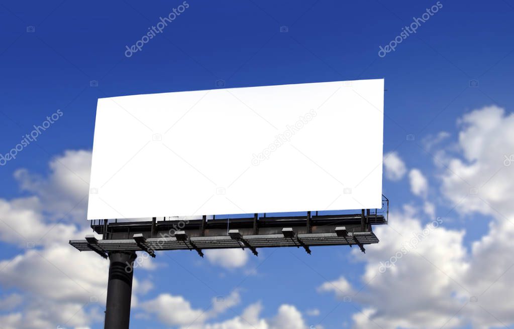 Blank billboard 