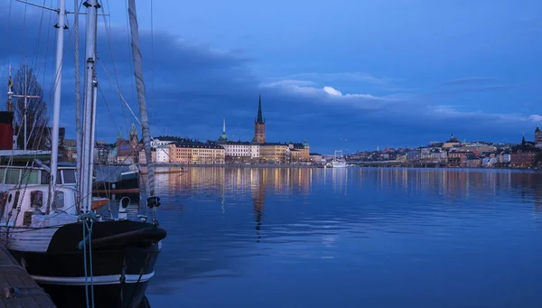 Panorama foto de Cidade de Estocolmo — Fotografia de Stock