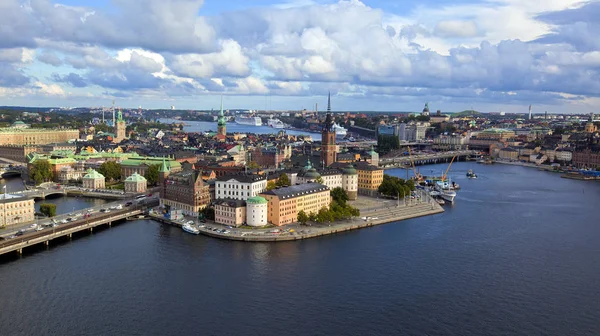 瑞典, 斯德哥尔摩-2014年9月09日, 鸟瞰图。斯德哥尔摩. — 图库照片