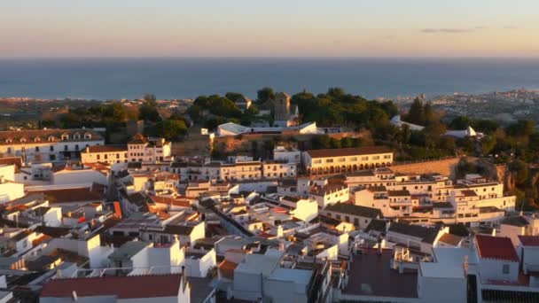 Mijas Andalusien Med Vita Hus Spanien — Stockvideo