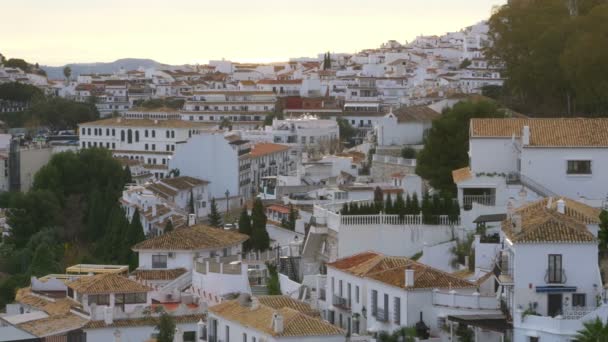 Mijas Vesnice Andalusii Bílými Domy Španělsko — Stock video