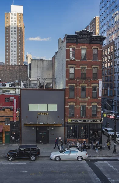 Restaurante de canto em Nova York — Fotografia de Stock