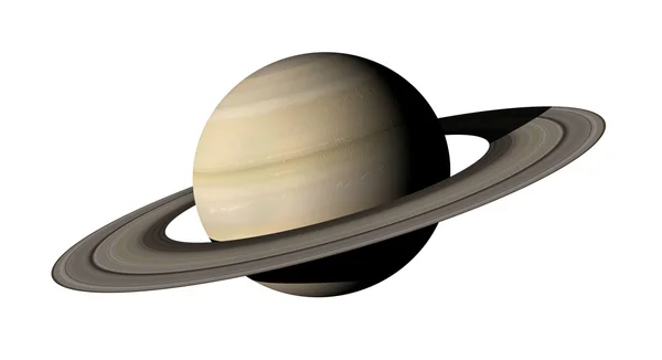 Redare 3D a planetei Saturn — Fotografie, imagine de stoc