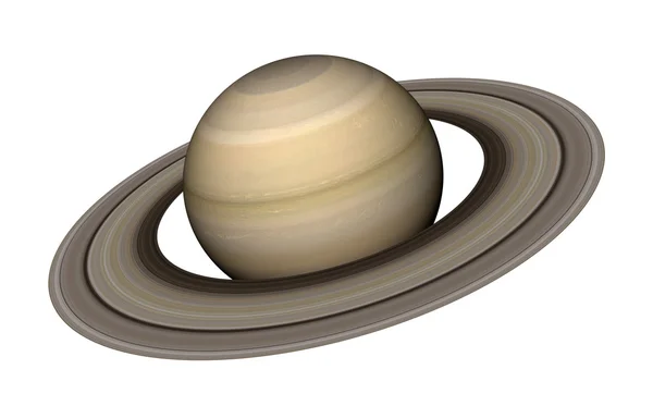 3D-rendering van de planeet Saturnus — Stockfoto