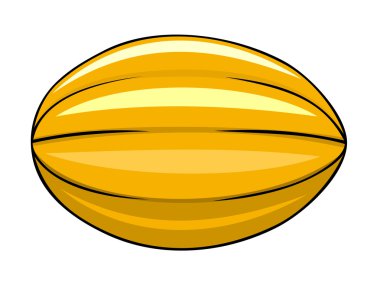 Bir kavun vektör çizim