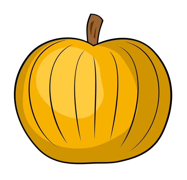 Vector illustration of a pumpkin — Stock Vector