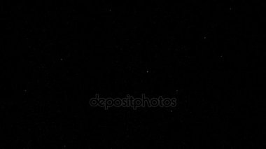 Yıldızlar arka plan üzerinde uçan daireler