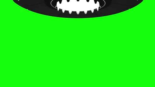 緑色の画面上の空飛ぶ円盤 — ストック動画