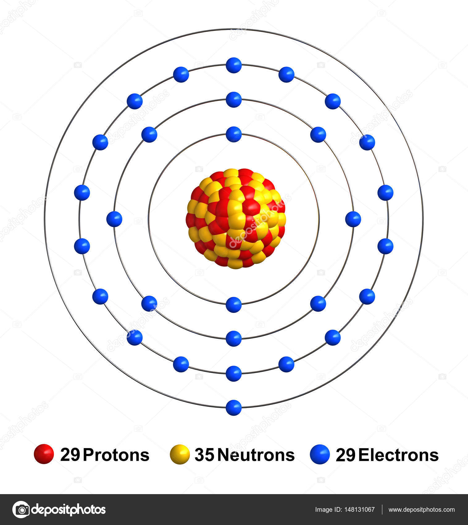 В атоме золота электронов