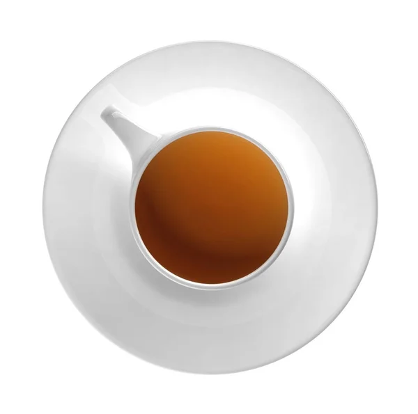 白咖啡杯子 — 图库照片
