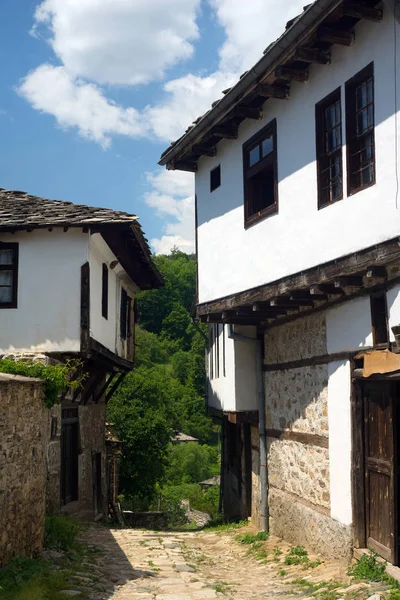 Old stone Bulgarian houses — Stock Photo, Image