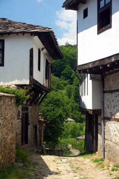 Old stone Bulgarian houses — Stock Photo, Image