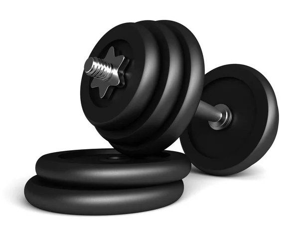 3D render of dumbbells — Stock Photo, Image